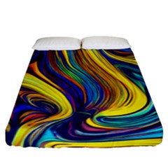 Rolling In The Deep Fitted Sheet (king Size) by GardenOfOphir