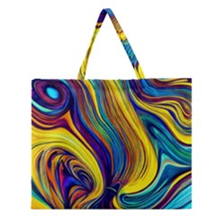 Rolling In The Deep Zipper Large Tote Bag