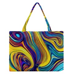 Rolling In The Deep Zipper Medium Tote Bag