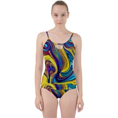 Rolling In The Deep Cut Out Top Tankini Set by GardenOfOphir