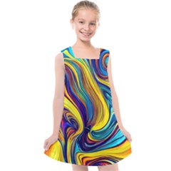 Rolling In The Deep Kids  Cross Back Dress