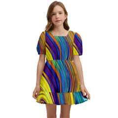 Rolling In The Deep Kids  Short Sleeve Dolly Dress by GardenOfOphir