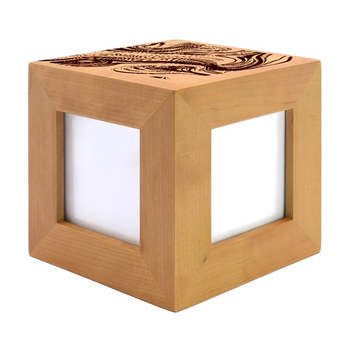 Rolling In The Deep Wood Photo Frame Cube