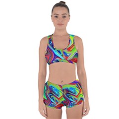 Fluid Forms Racerback Boyleg Bikini Set by GardenOfOphir