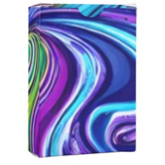 Waves Of Color Playing Cards Single Design (rectangle) With Custom Box by GardenOfOphir