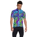 Waves Of Color Men s Short Sleeve Cycling Jersey View3