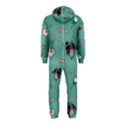 Raccoon Texture Seamless Scrapbooking Hearts Hooded Jumpsuit (Kids) View2