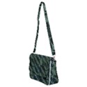 Background Pattern Leaves Texture Design Wallpaper Shoulder Bag with Back Zipper View2