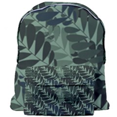 Background Pattern Leaves Texture Design Wallpaper Giant Full Print Backpack by Wegoenart