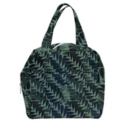 Background Pattern Leaves Texture Design Wallpaper Boxy Hand Bag by Wegoenart