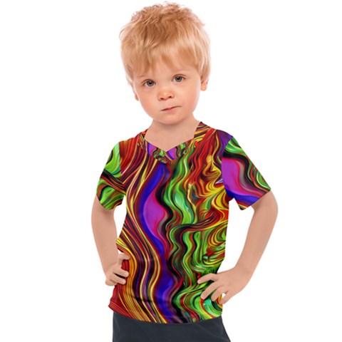 Swirls And Curls Kids  Sports Tee by GardenOfOphir