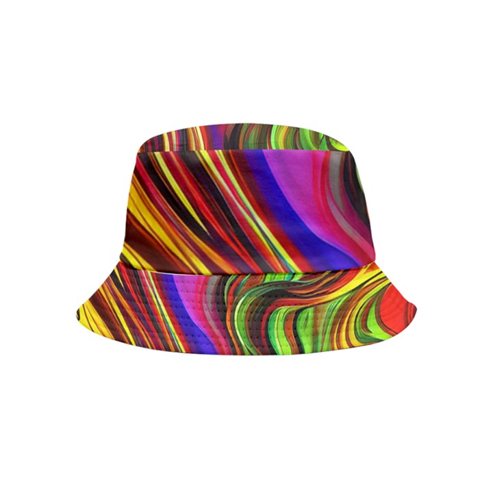 Swirls And Curls Inside Out Bucket Hat (Kids)