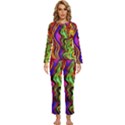 Swirls And Curls Womens  Long Sleeve Lightweight Pajamas Set View1