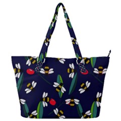 Art Floral Design Pattern Floral Pattern Full Print Shoulder Bag by Wegoenart