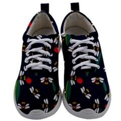 Art Floral Design Pattern Floral Pattern Mens Athletic Shoes by Wegoenart