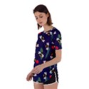 Art Floral Design Pattern Floral Pattern Perpetual Short Sleeve T-Shirt View2