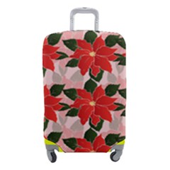 Poinsettia Pattern Seamless Pattern Christmas Xmas Luggage Cover (small) by Wegoenart