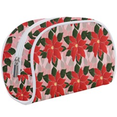 Poinsettia Pattern Seamless Pattern Christmas Xmas Make Up Case (large) by Wegoenart