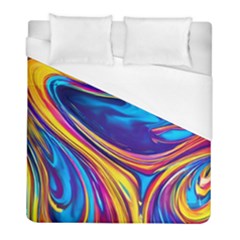 Dancing In The Liquid Light Duvet Cover (full/ Double Size) by GardenOfOphir