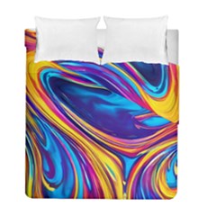 Dancing In The Liquid Light Duvet Cover Double Side (full/ Double Size) by GardenOfOphir