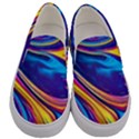 Dancing In The Liquid Light Men s Canvas Slip Ons View1