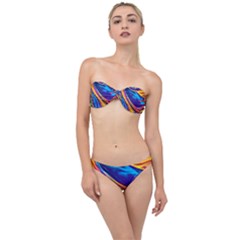 Dancing In The Liquid Light Classic Bandeau Bikini Set by GardenOfOphir