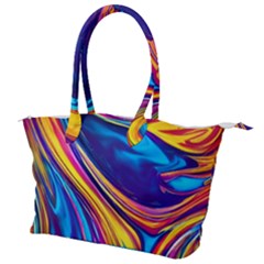 Dancing In The Liquid Light Canvas Shoulder Bag by GardenOfOphir