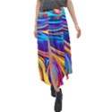 Dancing In The Liquid Light Velour Split Maxi Skirt View1