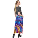 Dancing In The Liquid Light Velour Split Maxi Skirt View2