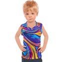 Dancing In The Liquid Light Kids  Sport Tank Top View1