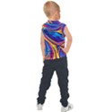 Dancing In The Liquid Light Kids  Sport Tank Top View2