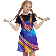 Dancing In The Liquid Light Kids  Apron Dress by GardenOfOphir