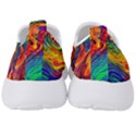 Waves Of Colorful Abstract Liquid Art Men s Slip On Sneakers View4