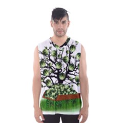 Watermelon Tree Abstraction On Watermelon Abundance Men s Basketball Tank Top by Wegoenart