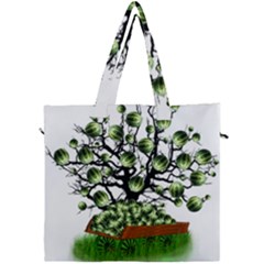 Watermelon Tree Abstraction On Watermelon Abundance Canvas Travel Bag by Wegoenart