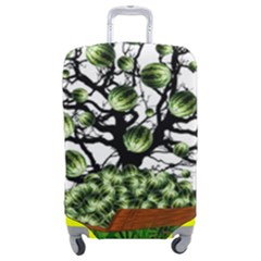 Watermelon Tree Abstraction On Watermelon Abundance Luggage Cover (medium) by Wegoenart