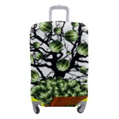 Watermelon Tree Abstraction On Watermelon Abundance Luggage Cover (small) by Wegoenart