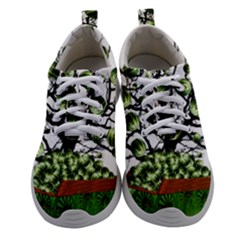 Watermelon Tree Abstraction On Watermelon Abundance Women Athletic Shoes by Wegoenart