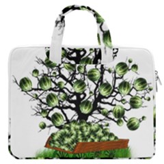 Watermelon Tree Abstraction On Watermelon Abundance Macbook Pro 16  Double Pocket Laptop Bag  by Wegoenart