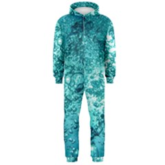 Nature Wallpaper Bubbles Water Bubbly Hooded Jumpsuit (men) by Wegoenart