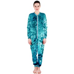 Nature Wallpaper Bubbles Water Bubbly Onepiece Jumpsuit (ladies) by Wegoenart