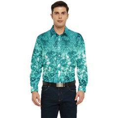 Nature Wallpaper Bubbles Water Bubbly Men s Long Sleeve  Shirt by Wegoenart