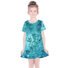 Nature Wallpaper Bubbles Water Bubbly Kids  Simple Cotton Dress by Wegoenart