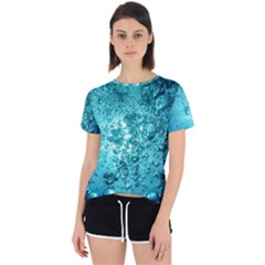 Nature Wallpaper Bubbles Water Bubbly Open Back Sport Tee