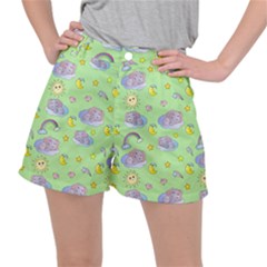 Elephant Sleeping Elephants Background Ripstop Shorts by Wegoenart