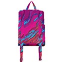 Colorful Abstract Fluid Art Buckle Everyday Backpack View3