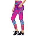 Colorful Abstract Fluid Art Pocket Leggings  View3