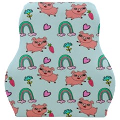 Pigs Pattern Art Design Drawing Sketch Wallpaper Car Seat Velour Cushion 