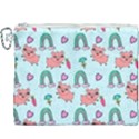 Pigs Pattern Art Design Drawing Sketch Wallpaper Canvas Cosmetic Bag (XXXL) View1