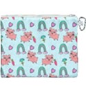 Pigs Pattern Art Design Drawing Sketch Wallpaper Canvas Cosmetic Bag (XXXL) View2